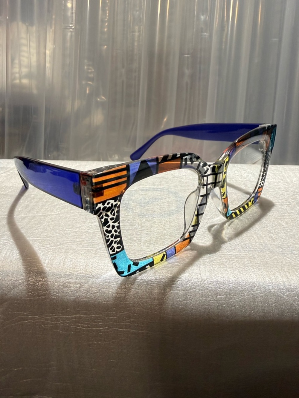 New-Classic Bohemian Large-Frame Square Fashion Non-Prescription Glasses-Unisex